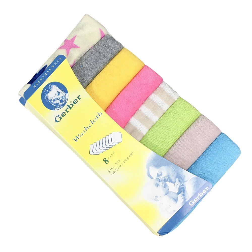 8Pcs Handkerchief Rumal Soft Cotton Newborn Baby Towels Set